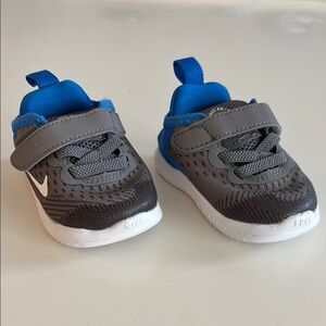 Nike Infant Grey and Blue Sneakers